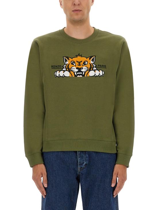 KENZO Men Tunic Tops FF65SW1504MF 50 GREEN