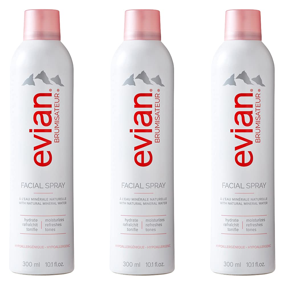 evian エビアン フェイシャルスプレー 300ml×3本セット 化粧水 ミスト