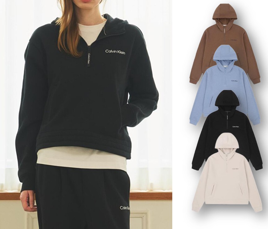 Womens Half Zip-up Sweat