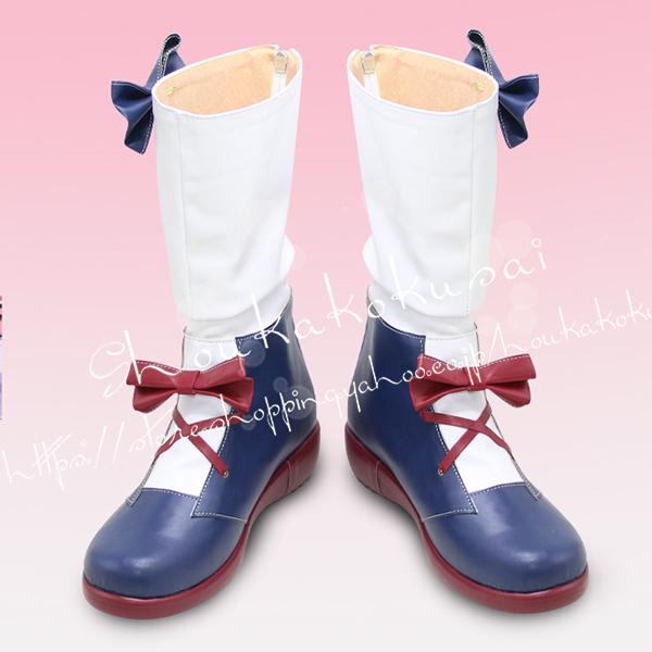 バーチャルライバー 風VTuber にじさんじ 笹木咲 ささきさく コスプレブーツ 道具小物 cos靴 ハロウィン仮装 変装-247