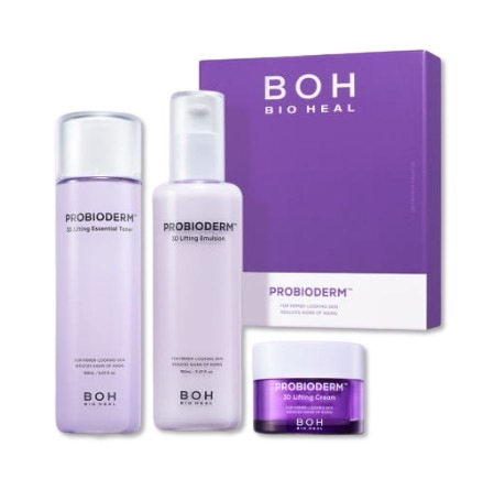 プロバイオダーム 3D リフティング スキンケア 2種セット（化粧水150ml＋乳液150ml＋クリーム15ml）
