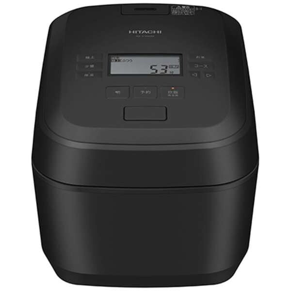 RZ-V100JM(K) フロストブラック ふっくら御膳 圧力スチームIH炊飯器 (5.5合炊き)