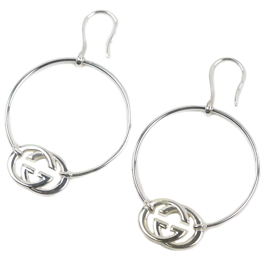 グッチ ピアス インターロッキングG 両耳用 レディース シルバー GUCCI 223322-J8400-8106