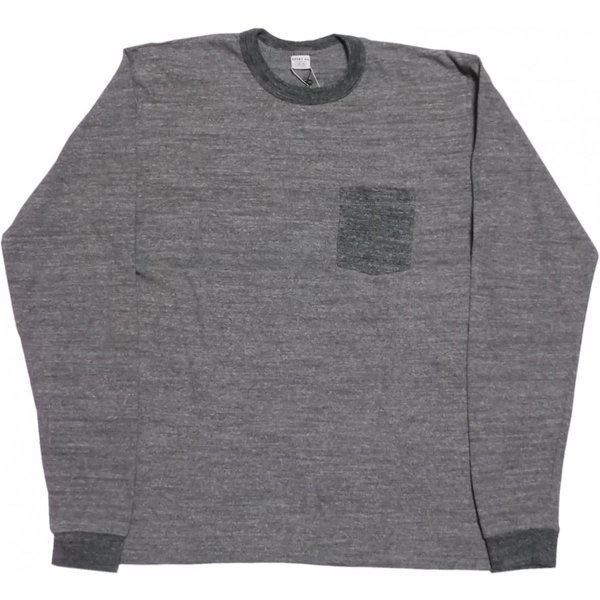 エントリーSG プエブロ ENTRY SG ポケット付き 長袖 Tシャツ アイアングレイ グラファイト PUEBLO IRON GREY/GRAPHITE ES2-218