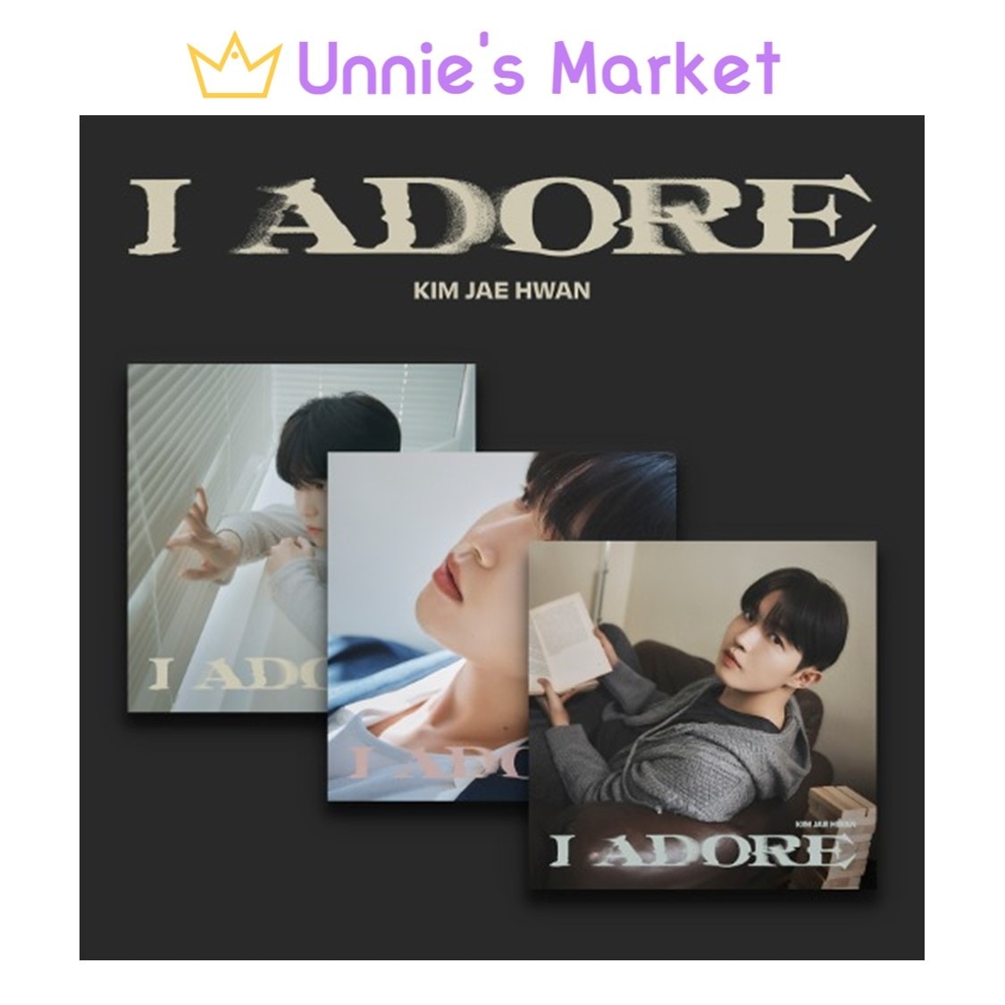 [SET] KIM JAE HWAN - I Adore Album (VER 1 / VER 2 / VER 3)