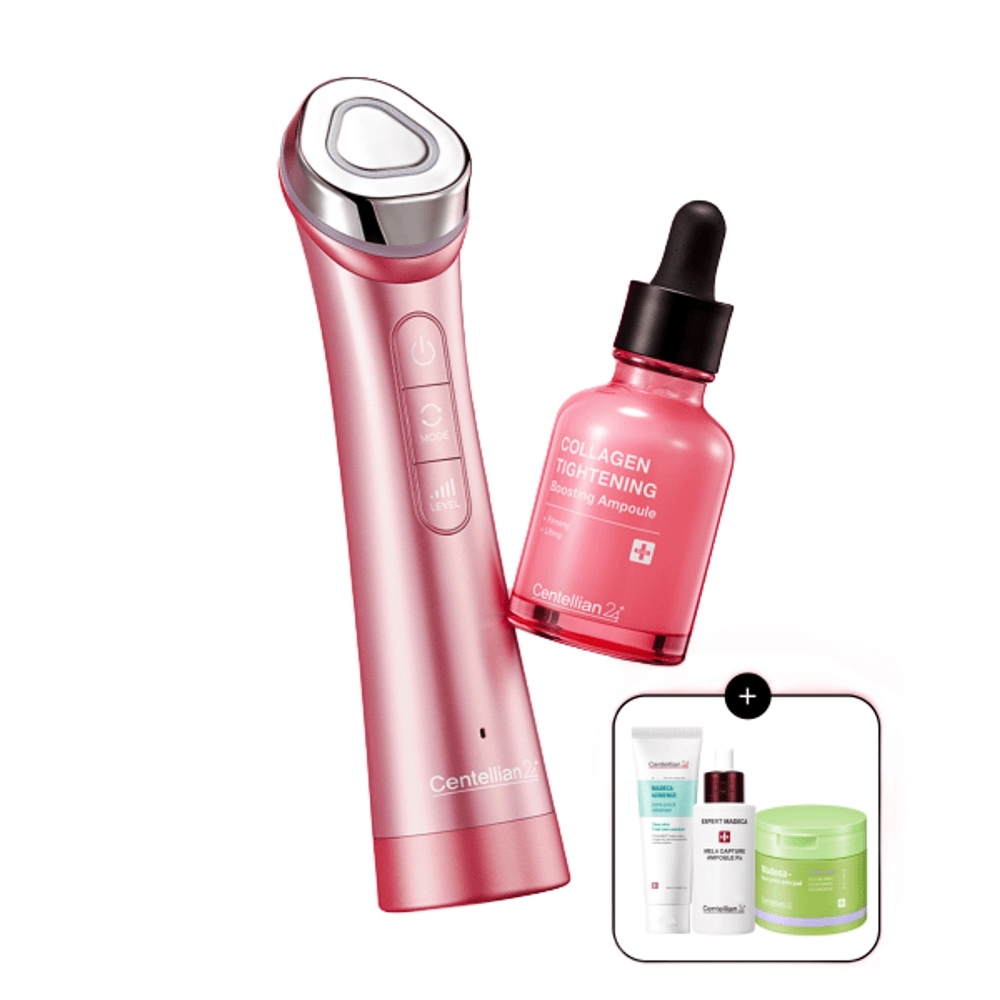 マデカ プライム プリズム ピンク エディション (3in1 ビューティーデバイス+コラーゲン ブースティング アンプル 30ml)