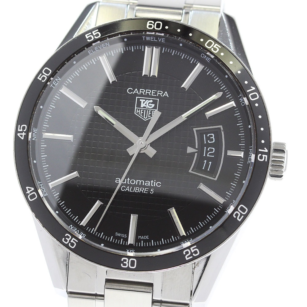 タグホイヤー TAG HEUER WV211M-0 カレラ キャリバー5 デイト 自動巻き メンズ _838413【中古】 79,750円