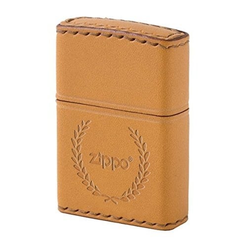 Zippo(ジッポ) オイルライター 本牛革 キャメル LB-7
