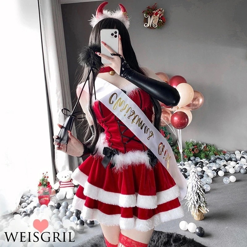 ハロウィン衣装小悪魔コスプレメイド服制服誘惑セクシーキャットガールバニーガールクリスマス服