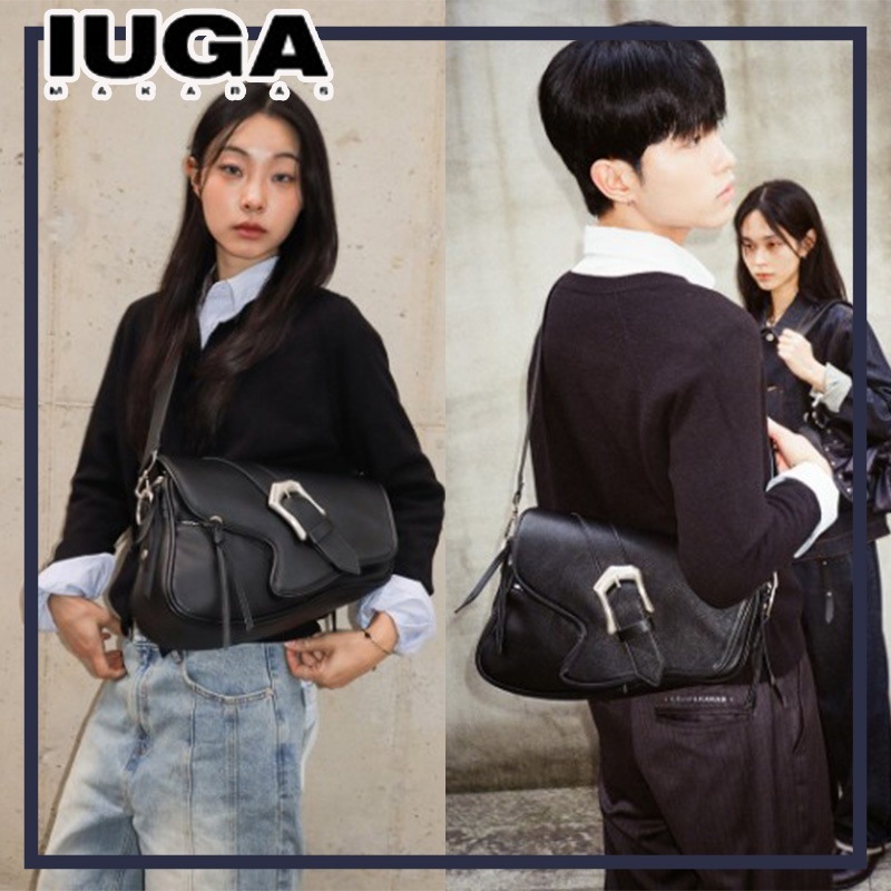 【IUGAMAKARAS】Bumpy Buckle Holster Bag