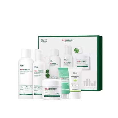 【特別セット】ドクターG レッドブレミッシュ スペシャルセット 3点 (トナー+エマルジョン+クリーム) +【贈呈】フォームクレンザー+サンクリーム クリスマス 福袋