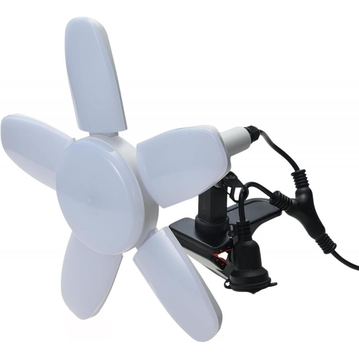 高儀 EARTH MAN 防雨型 咲灯 SAKUTO LED クリップライト 60W CLT-60SLA 開閉式 防雨型連結コンセント付き 防水等級 IPX4