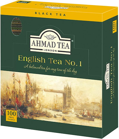 他サイト： AHMAD TEA (アーマッドティー) () イングリッシュティーNo.1 ティーバッグ 100袋入り [ 英国ブランド 個包装 ]の商品画像