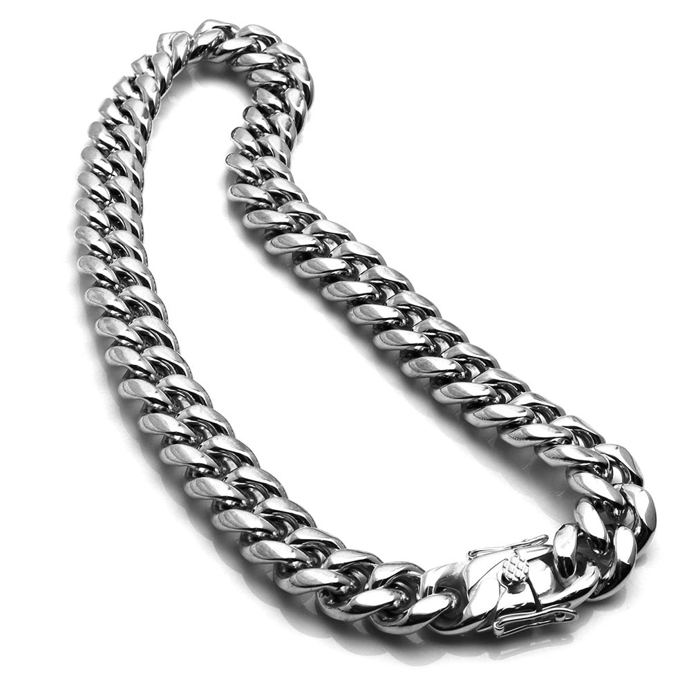 316L 銀 喜平ネックレス 18mm [n243-18mm]