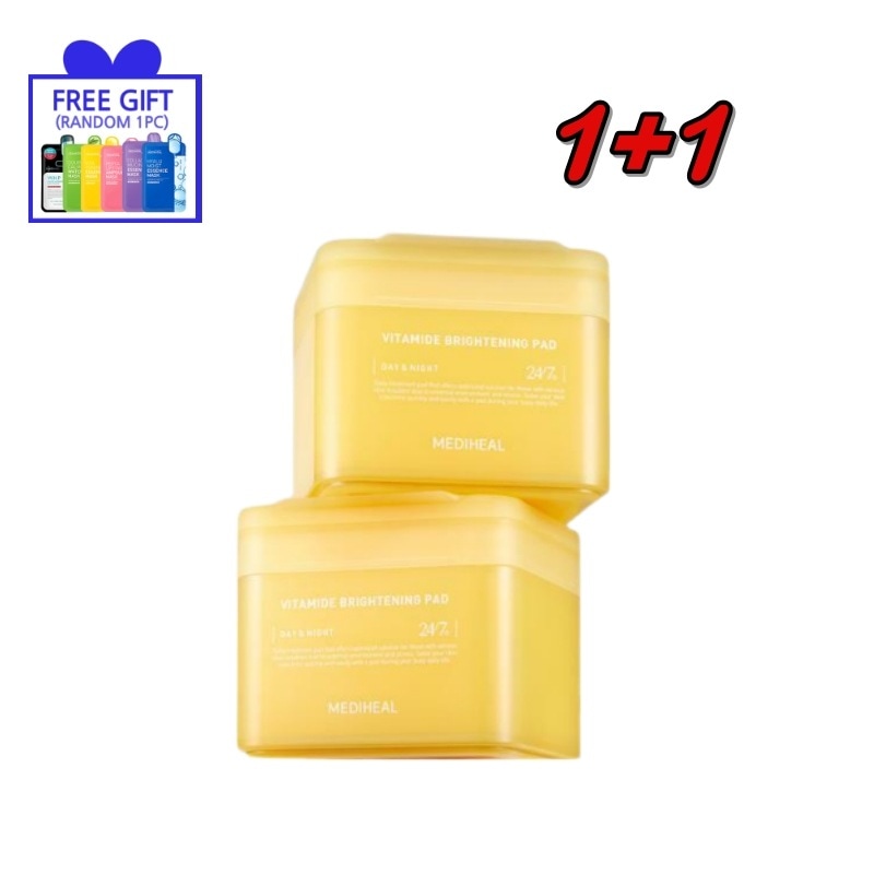 [1+1] ビタマイド 雑ティーパッド 100枚 (+100枚) + Free OMAKE(マスクパック)