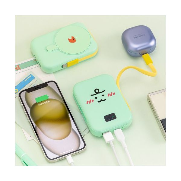 KAKAOFRIENDS PARTNERS ニーニーズケーブル型マクセーフ補助バッテリー 10,000mAh