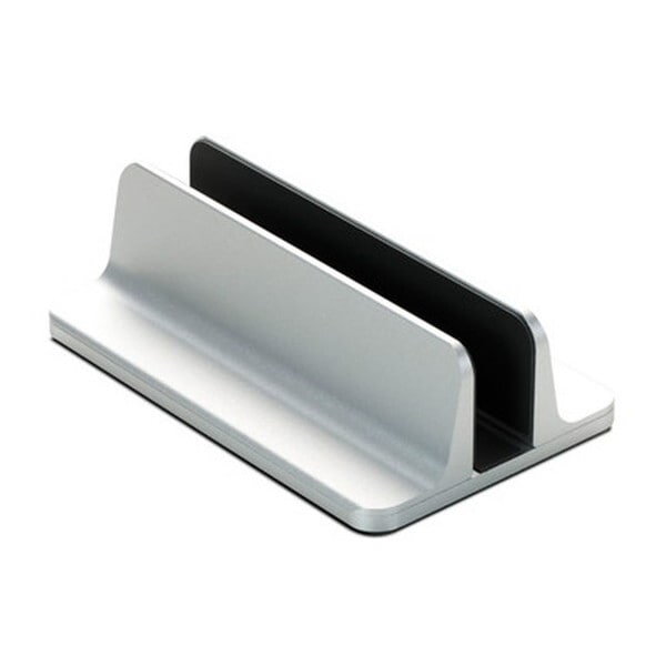 PCA-LTSV03SV ノートパソコンスタンド タブレットスタンド 縦置き はさみ幅15～65mm アルミ合金 滑り止め PCスタンド シルバー メーカー直送