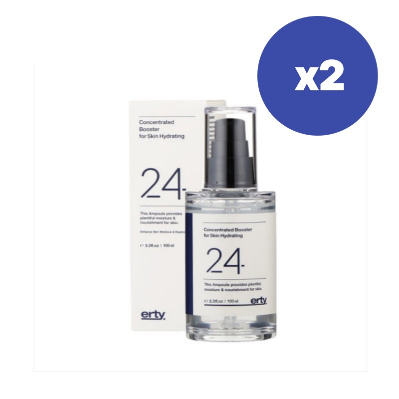 [1+1]24コンセントレートブースターフォスキンハイドレーティング100ml/1+1=2/シートマスクパックギフトプレゼント