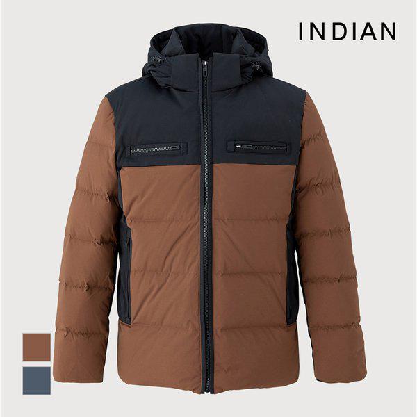 [INDIAN] 着脱フード配色型サファリ_MIUKAYW9461