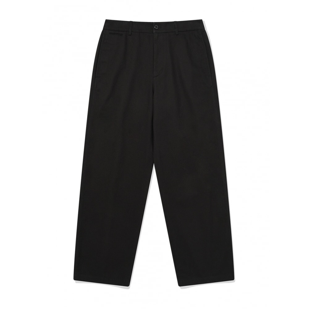 カバーナットチノセミワイドパンツブラック