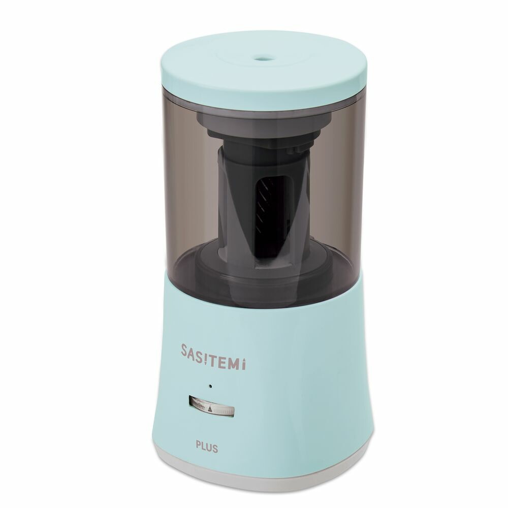 鉛筆削り スーパー全自動鉛筆削り SASITEMI （サシテミ） 電池式 ブルー FS-760