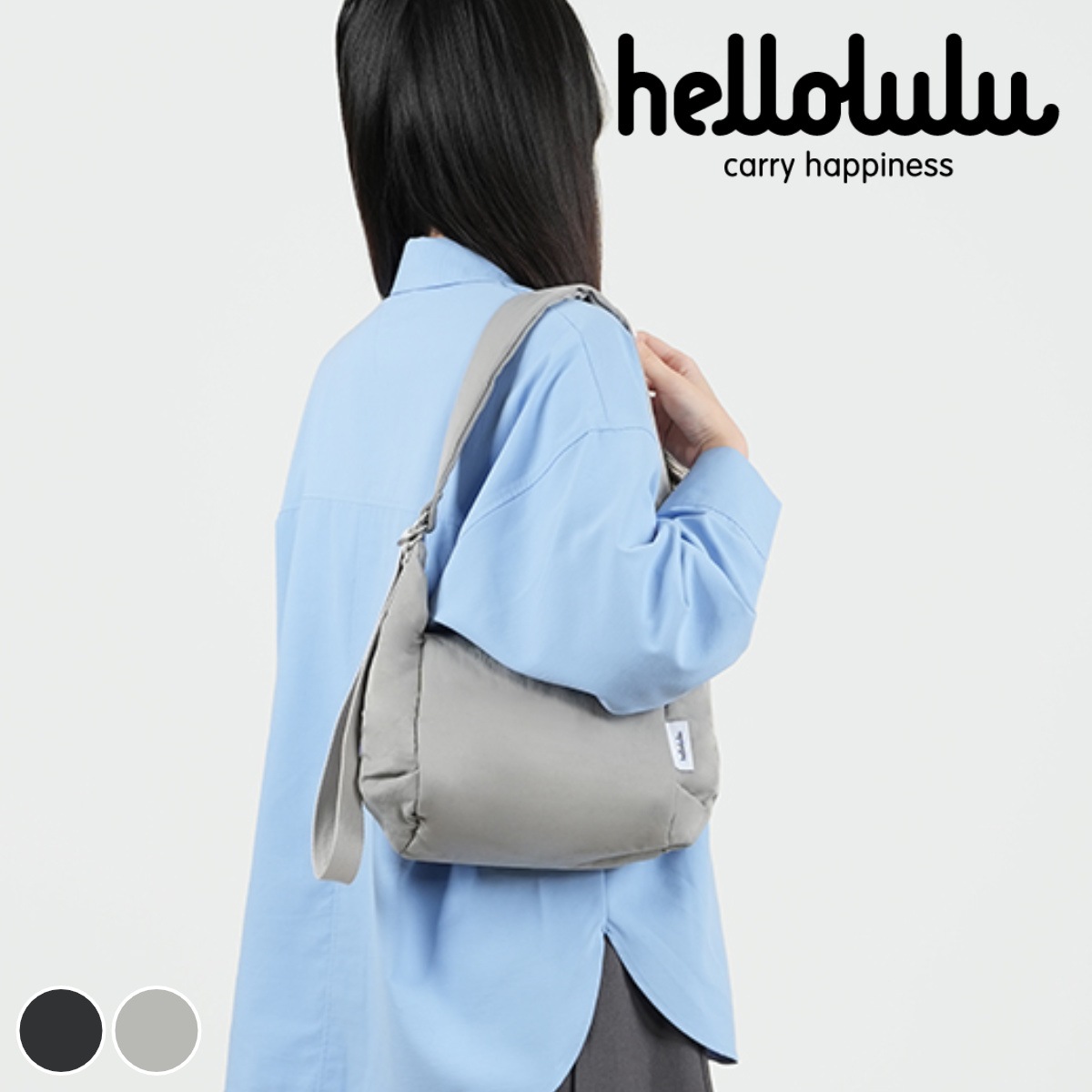 【26年SS新色】 ショルダーバッグ hellolulu ミロ MILO ハロルル バッグ ミニショルダー レディース メンズ 軽い 撥水 ナイロン クロスボディ 斜め掛け 肩掛け ファスナー