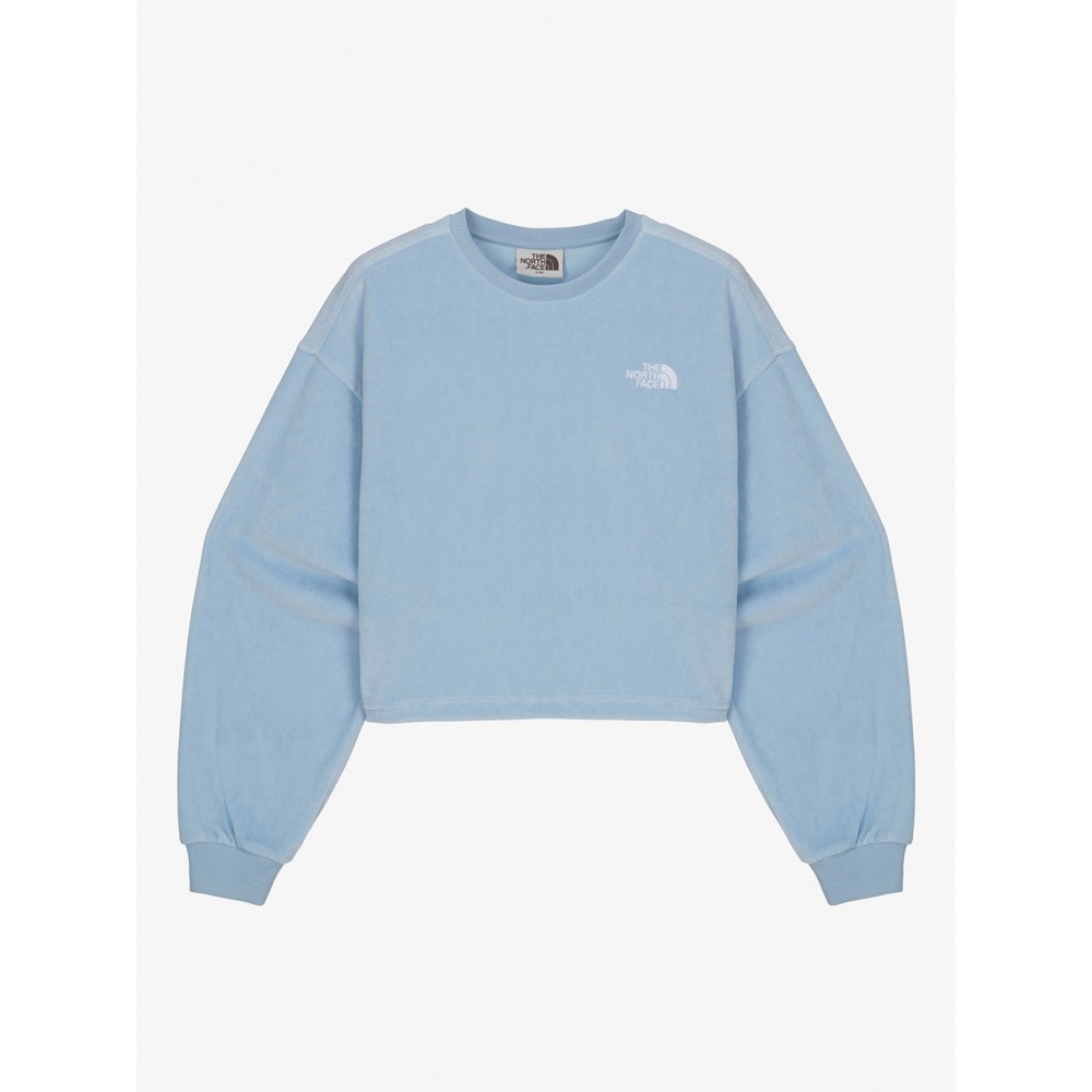 ザ・ノース・フェイス NM5MQ80K ホワイトレーベル女性用ベロアスウェットシャツ