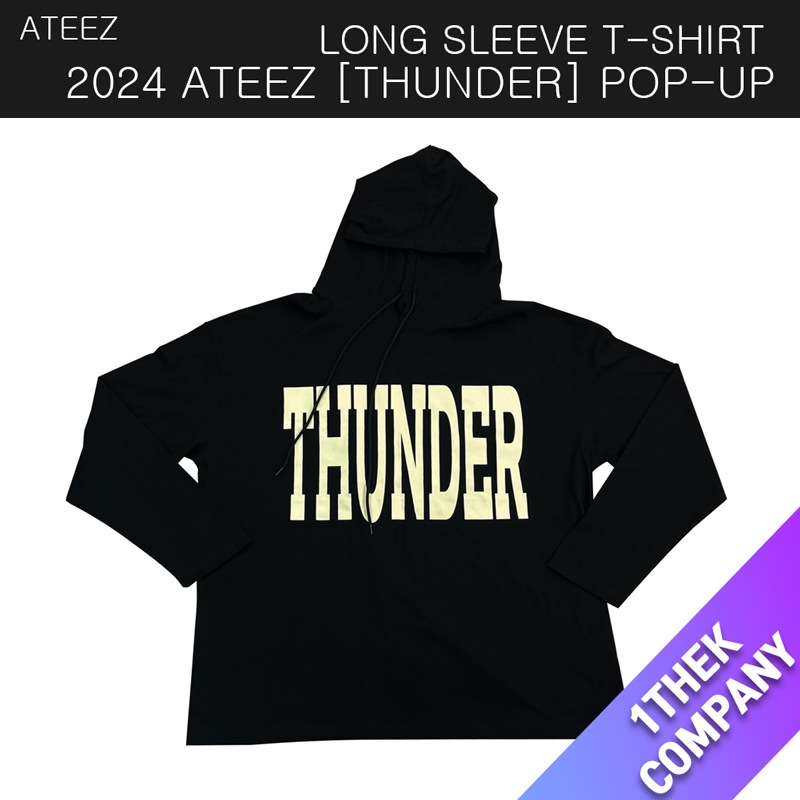 （LONG SLEEVE T-SHIRT (Black)）ATEEZ - 2024 ATEEZ [THUNDER] POP-UP