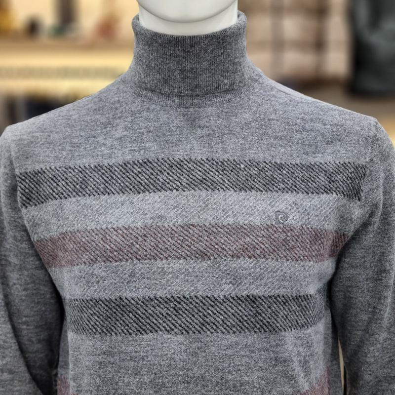 テクスチャカラーブロックロングタートルネックPQKR431095_SH 9,666円