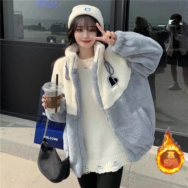 【急速出荷!】ボアジャケット レディース ボアブルゾン アウター 大きい 可愛い もこもこ フワモコ ボアコート 防寒着 ック フリースコート カジュアル