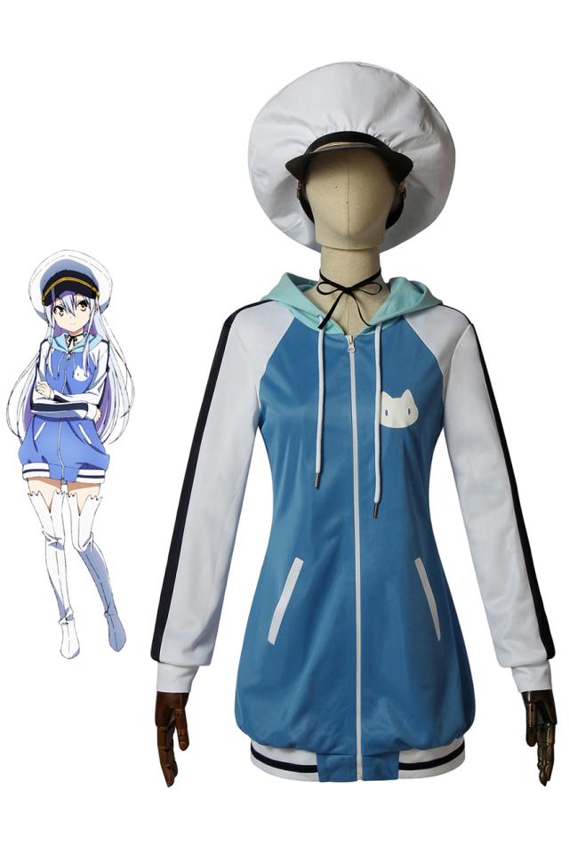 新タイプ追加 激安販売 ISLAND アイランド 御原凛音 パーカー コスプレ衣装 キャラクター仮装[4170]