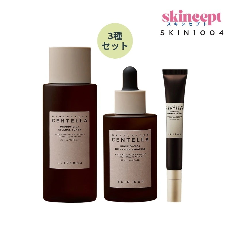 プロバイオシカ[3種 セット]エッセンス トナー 210ml +インテンシブ アンプル 美容液50ml+バクチオール アイクリーム 20ml _鎮静/保湿/リンクルケア