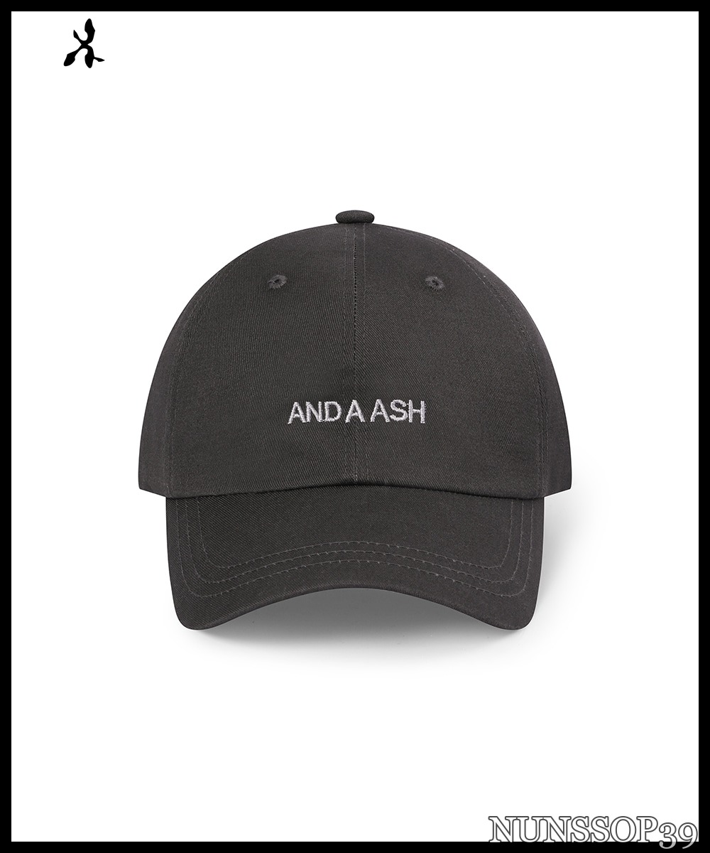 ANDAASH ANDAASH logo ball cap CHARCOAL