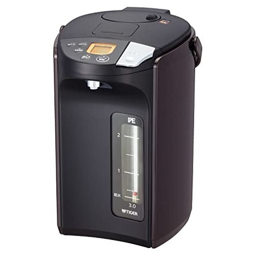 タイガー魔法瓶(TIGER) 電気ポット 蒸気レス VE 電気 まほうびん とく子さん 2.2L ブラウン PIS-A221-T