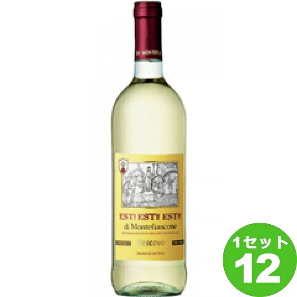 モトックス EST!EST!!EST!!! di Montefiascone ｴｽﾄｴｽﾄｴｽﾄ ﾃﾞｨ ﾓﾝﾃﾌｨｱｽｺｰﾈ 定番 白ワイン イタリア/ラツィオ750ml×12本 ワイン