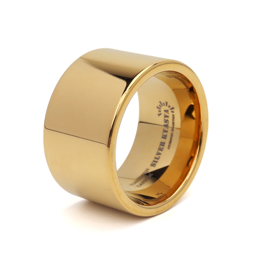 タングステン 太幅ゴールドリング [r476] 5,752円