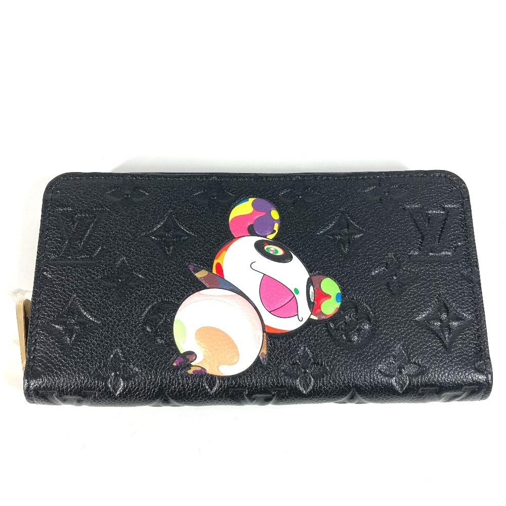 長財布 M14160 ジッピー・ウォレット 日本限定 LV × TM モノグラムアンプラント 村上隆 パンダ ラウンドファスナー モノグラムアンプラントレザー ノワール ブラック