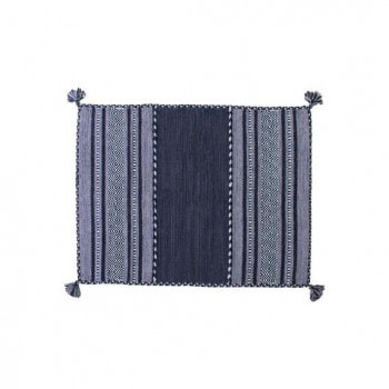 東谷 シャニール ラグ 90×130cm ネイビー TTR-102NV