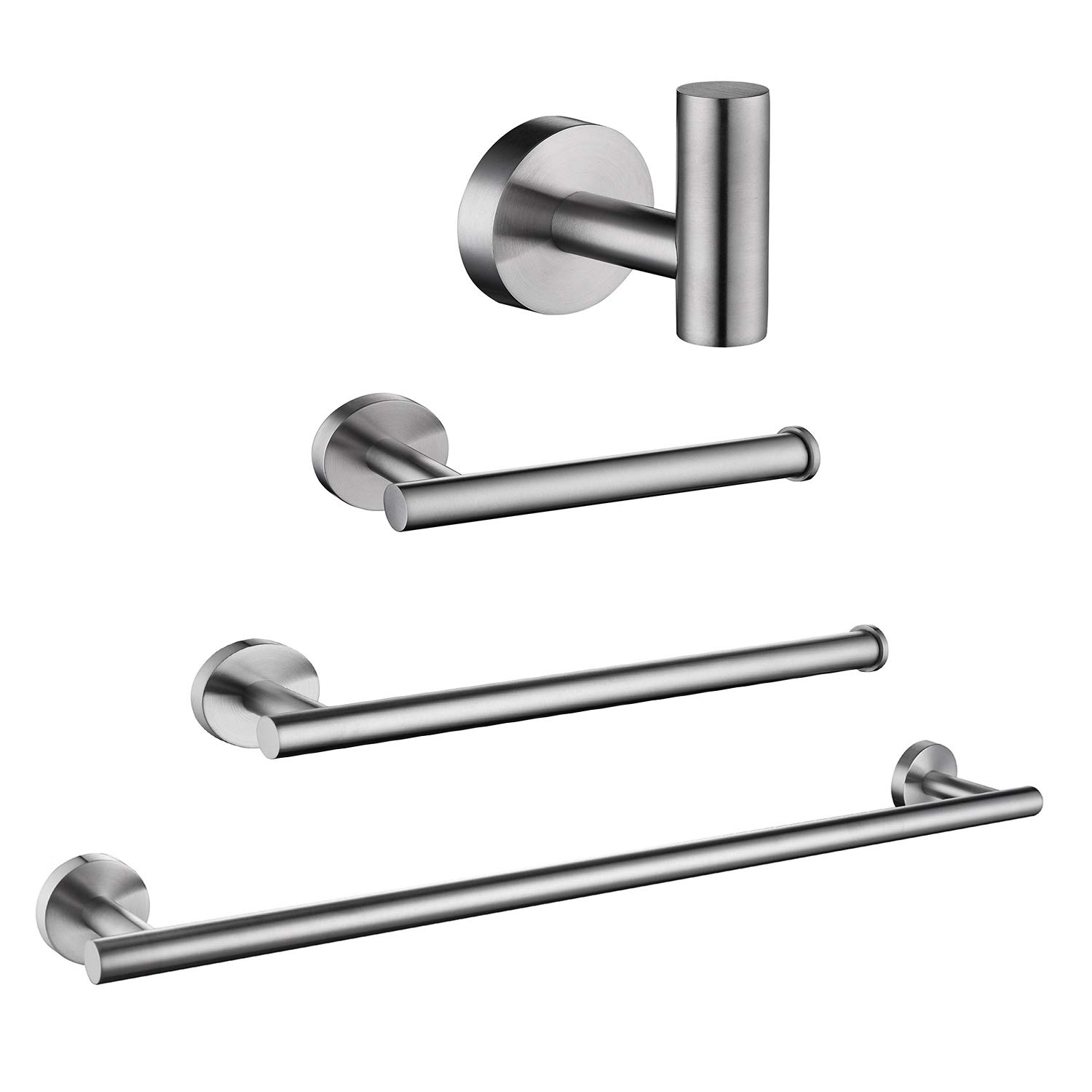 Celbon 壁取り付け浴室アクセサリータオルバートイレットペーパーホルダータオルタオルフックステンレスブラシ仕上げ ブラシ…