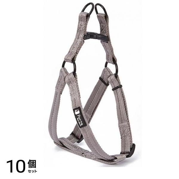 ペティオ Porta ポルタ ハーネス S 小型犬用胴輪 シルバーグレー 1個入 (W57628) 10個セット