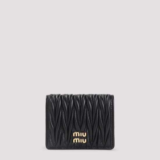 MIU MIU Women Wallet 5MV204 AFPP F0002 NERO