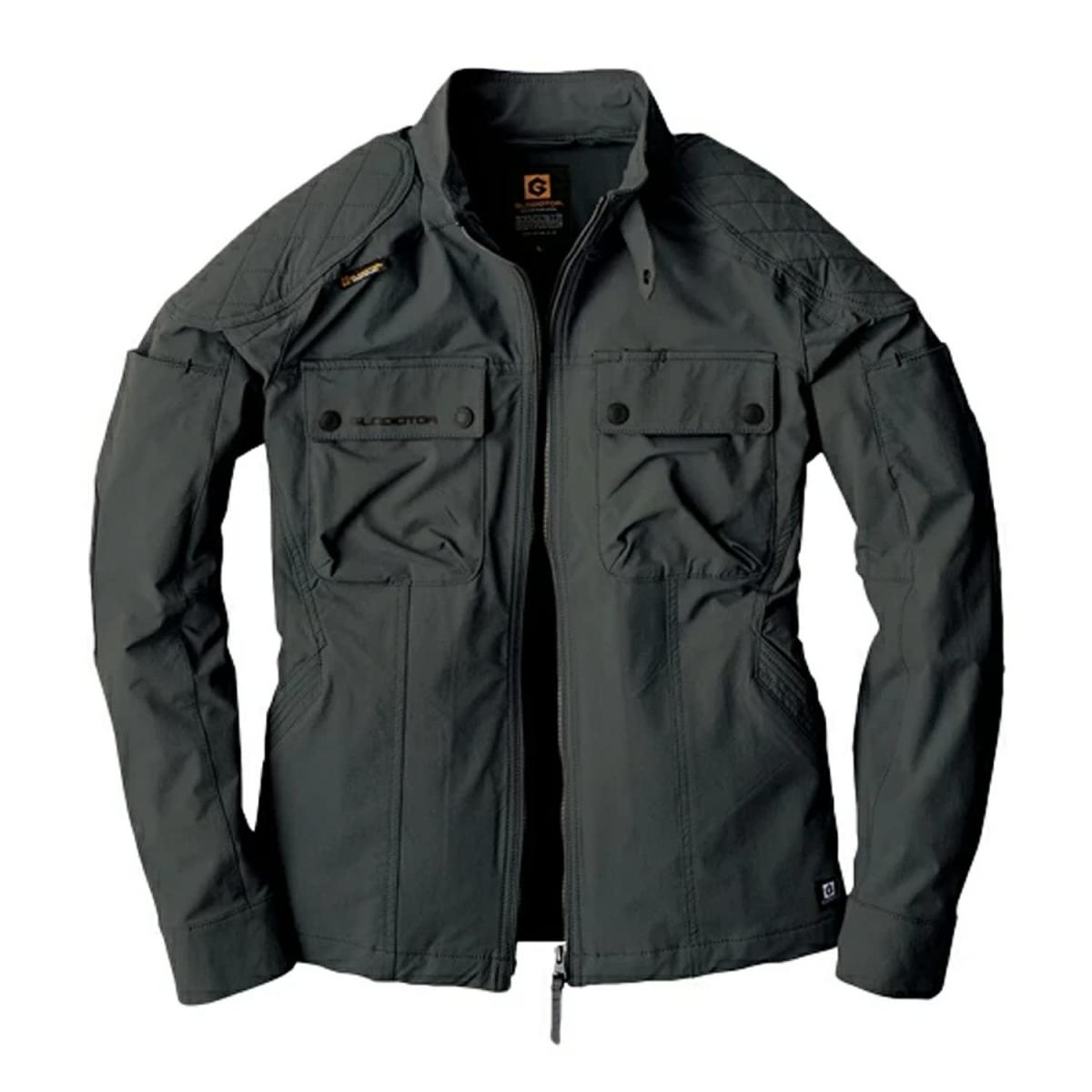 コーコス信岡 GLADIATOR 4WAY ストレッチ ジャケット ネイビー L GX-3810 ワークウェア 作業着 アジャスター マルチポケット 脇ポケット ペン差し付き 4,921円