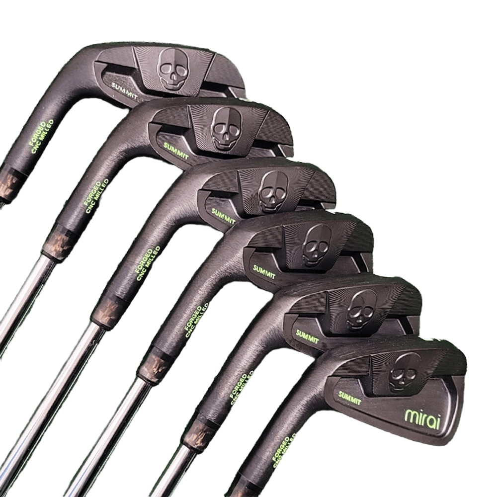 [本社] ミライゴルフ KNC007 左手ブラックアイアンセット 5-P