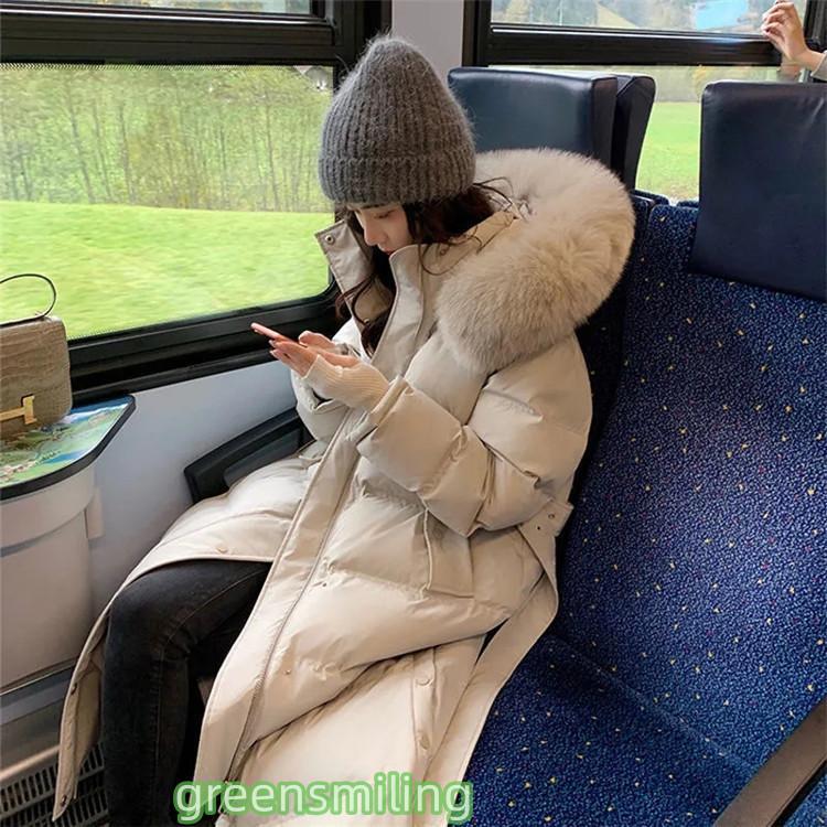 ダウン(50%) 秋冬　ロングダウンコート レディース ダウンコート ロング フード付き　 レディース ダウンジャケット ロングコート アウター ダウン 軽量