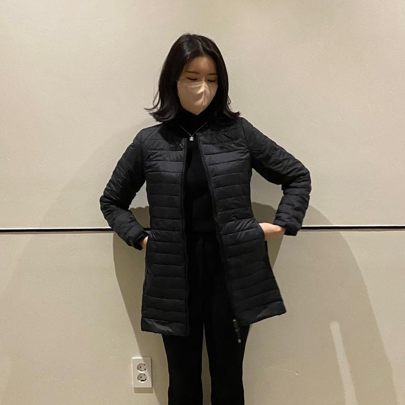 軽くて暖かいスキーア軽量グースダウン（ミドル丈）-7I22041