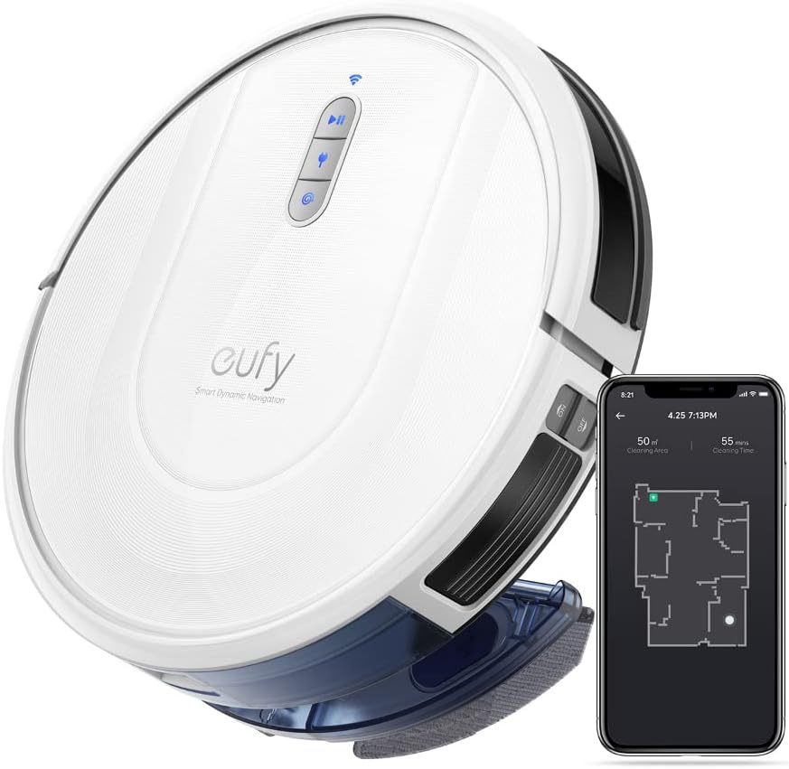 Anker Eufy (ユーフィ) RoboVac G30 Hybrid（ロボット掃除機）予約タイマー カーペット向け 【スマート・ダイナミック・ナビゲーション 2.0 / 2-in-1 吸引・