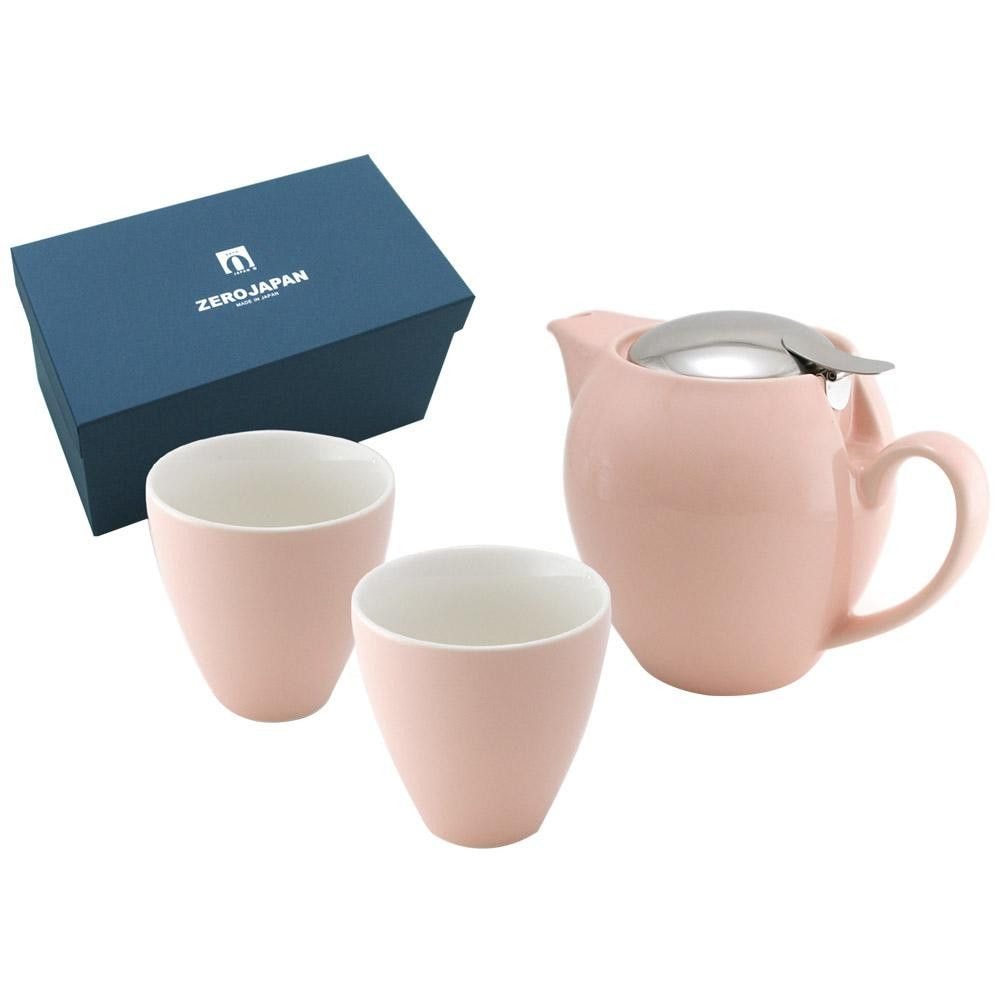 ZEROJAPAN（ゼロジャパン） ユニバーサルティーポット4人用+ティーカップトールx2 ZG-004 PI/ピンク