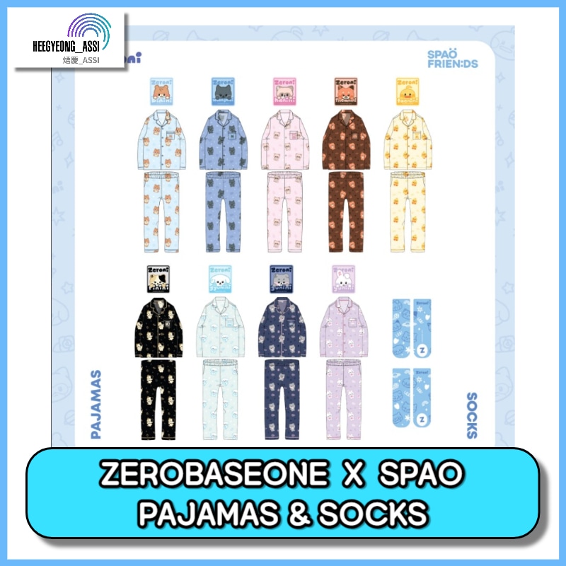 ZEROBASEONE  X  SPAO [zeroni PAJAMAS & SOCKS]