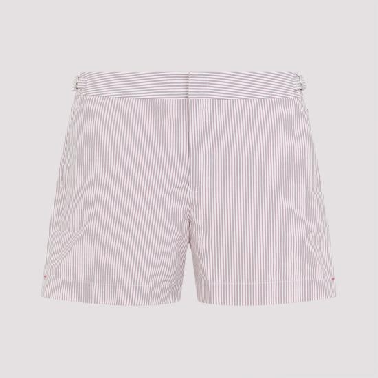ORLEBAR BROWN Men Swim Pants 281766 VERMILLION WHITE