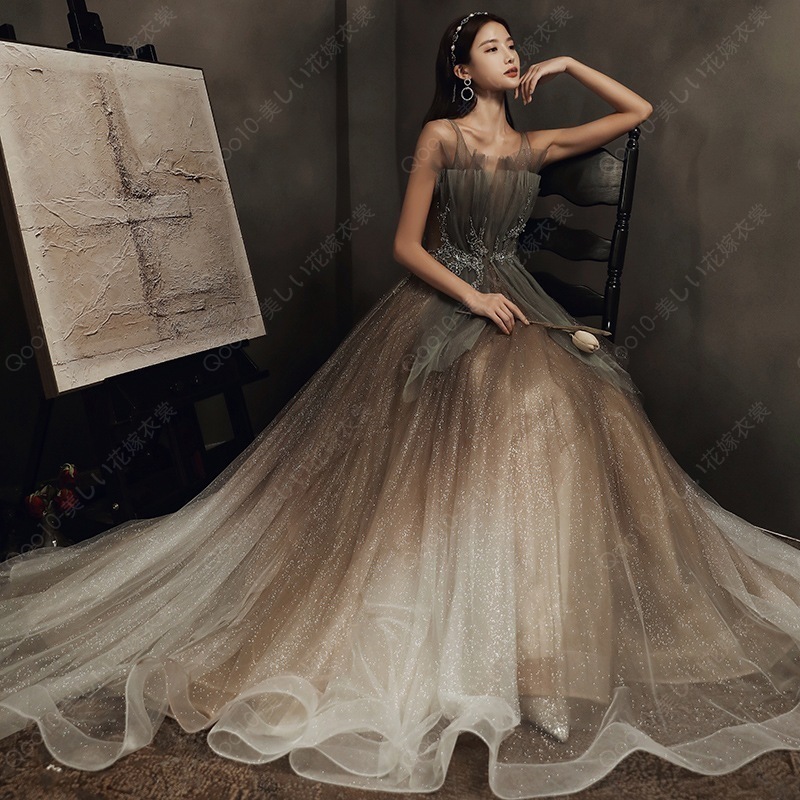【九月上新】【急速出荷】2023新商品 結婚式ワンピース ウェディングドレス パーティードレス 花嫁ロングドレス 成人式 演奏会 発表会 卒業式 ドレスワンピース-23